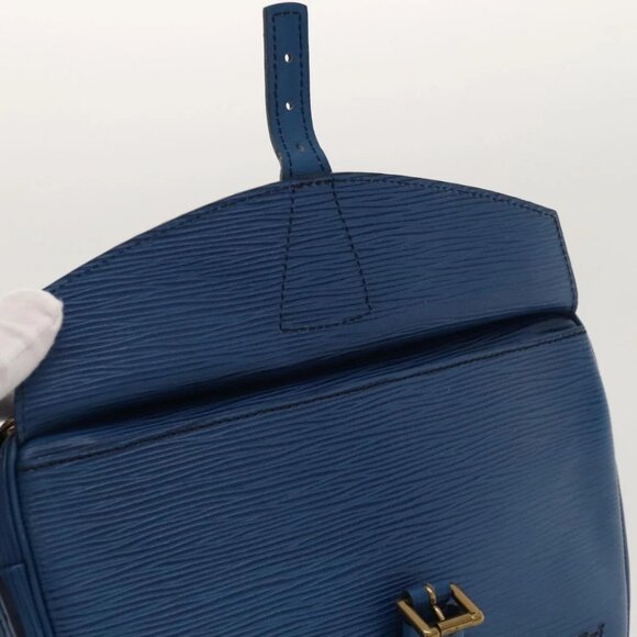 LOUIS VUITTON Epi June Feuille Shoulder Bag Blue - Picture 12 of 16